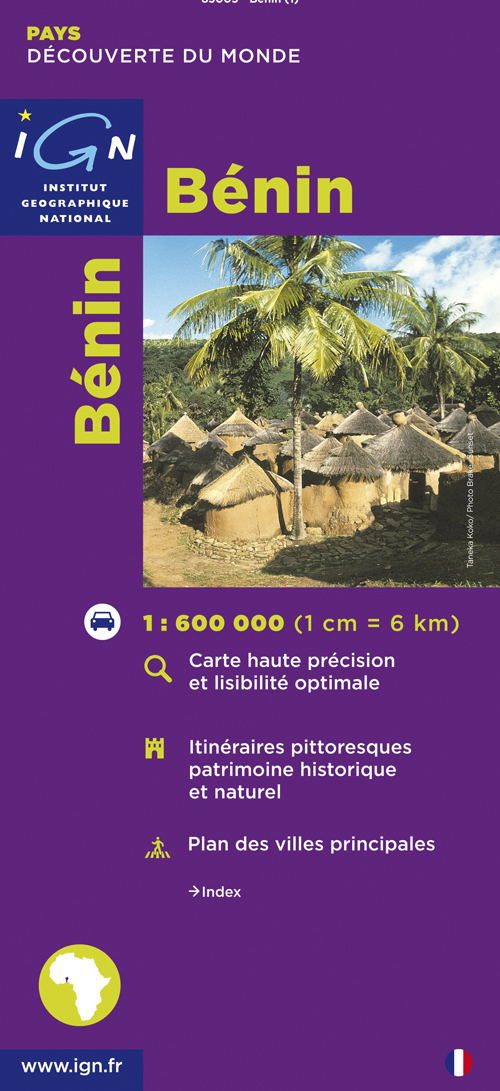 85005 BENIN  1/600.000 - XXX - IGN