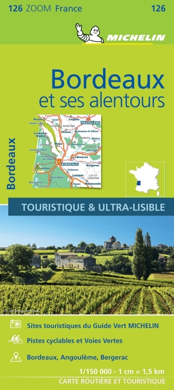 CARTE ZOOM FRANCE - CARTE ZOOM BORDEAUX ET SES ALENTOURS - XXX - MICHELIN