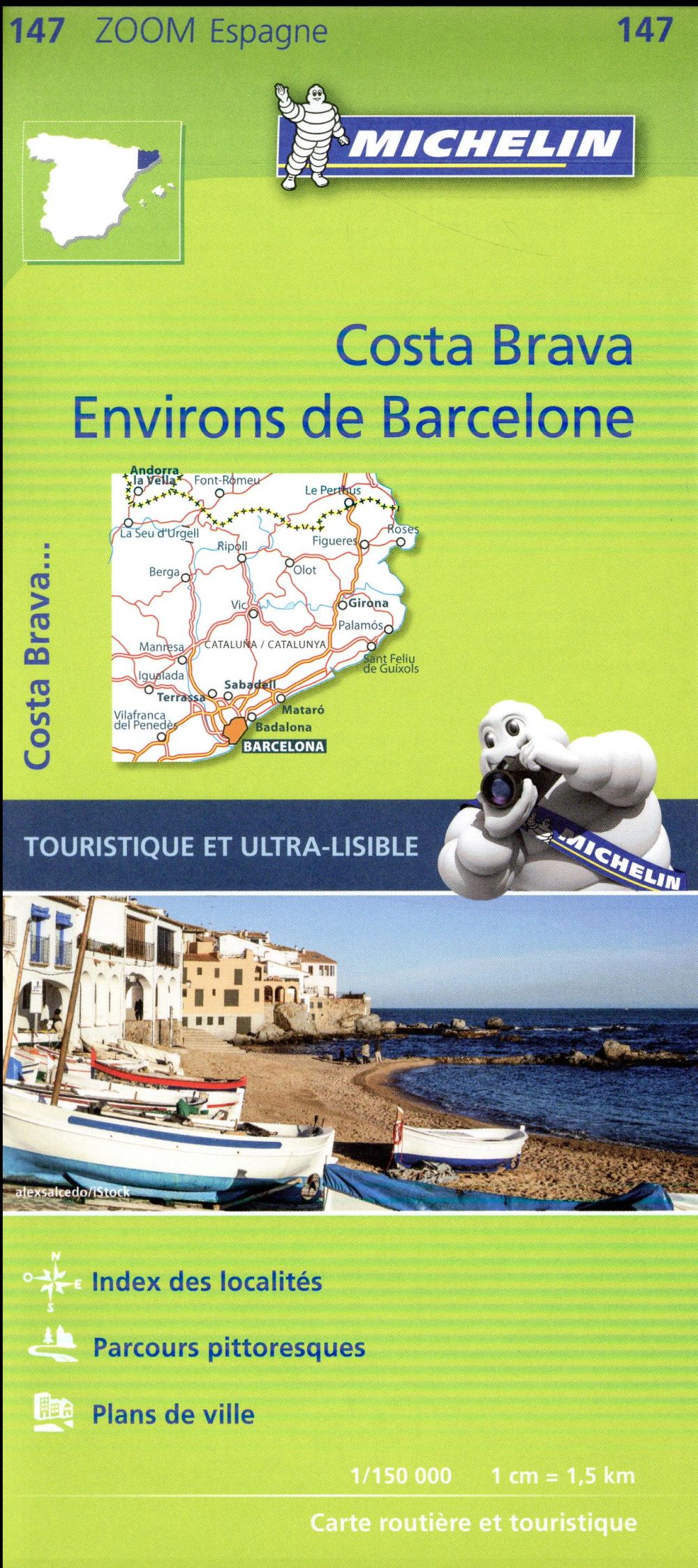 ENVIRONS DE BARCELONE, COSTA BRAVA - XXX - MICHELIN