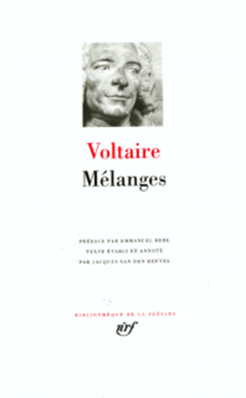 MELANGES - VOLTAIRE/BERL - GALLIMARD