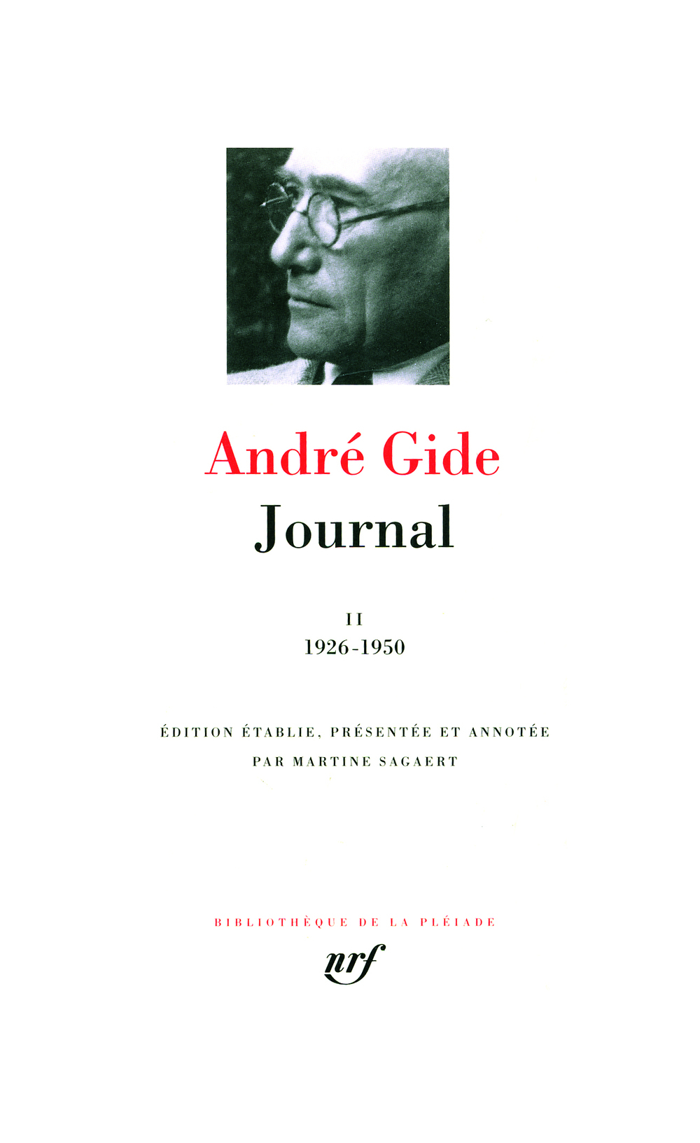 JOURNAL - VOL02 - 1926-1950 - GIDE ANDRE - GALLIMARD