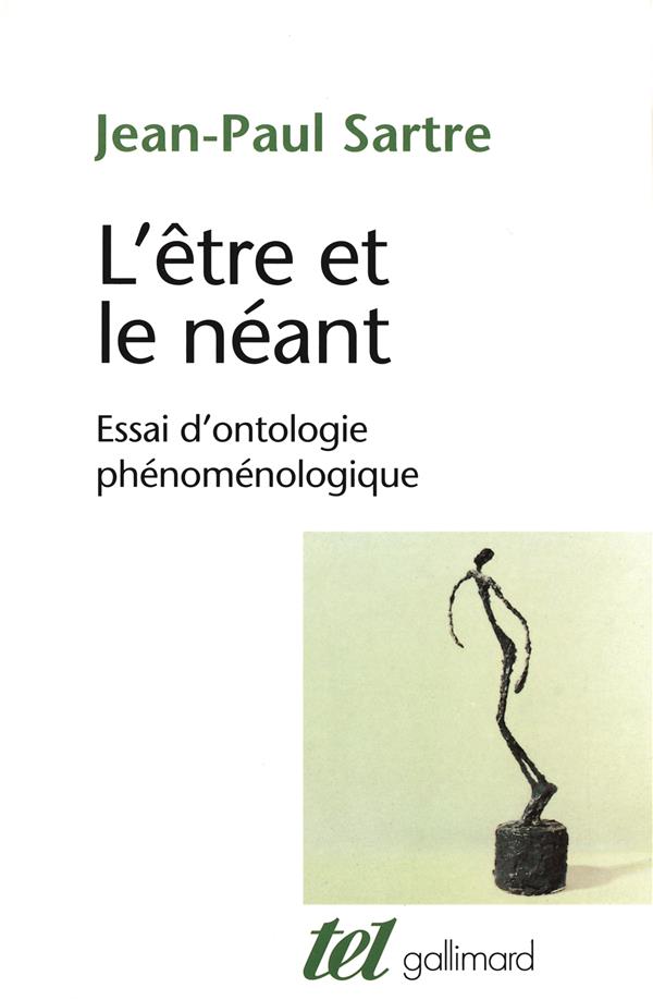 L-ETRE ET LE NEANT - ESSAI D-ONTOLOGIE PHENOMENOLOGIQUE - SARTRE JEAN-PAUL - GALLIMARD