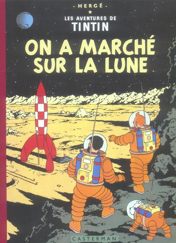 ON A MARCHE SUR LA LUNE - HERGE - CASTERMAN