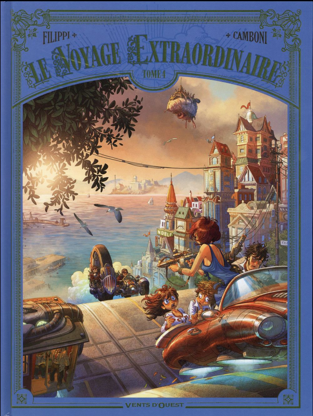 LE VOYAGE EXTRAORDINAIRE - TOME 04 - CYCLE 2 - LES ILES MYSTERIEUSES 1/3 - FILIPPI/CAMBONI - Vents d'ouest