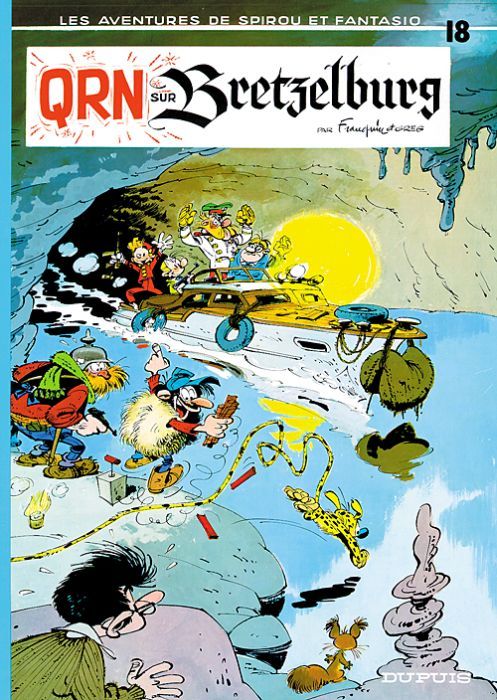 SPIROU ET FANTASIO - TOME 18 - QRN SUR BRETZELBURG - FRANQUIN/GREG - DUPUIS
