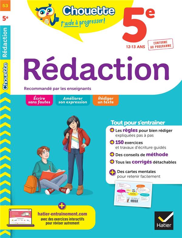 REDACTION 5E - CAHIER DE REVISION ET D-ENTRAINEMENT - GORSON-TANGUY - HATIER SCOLAIRE