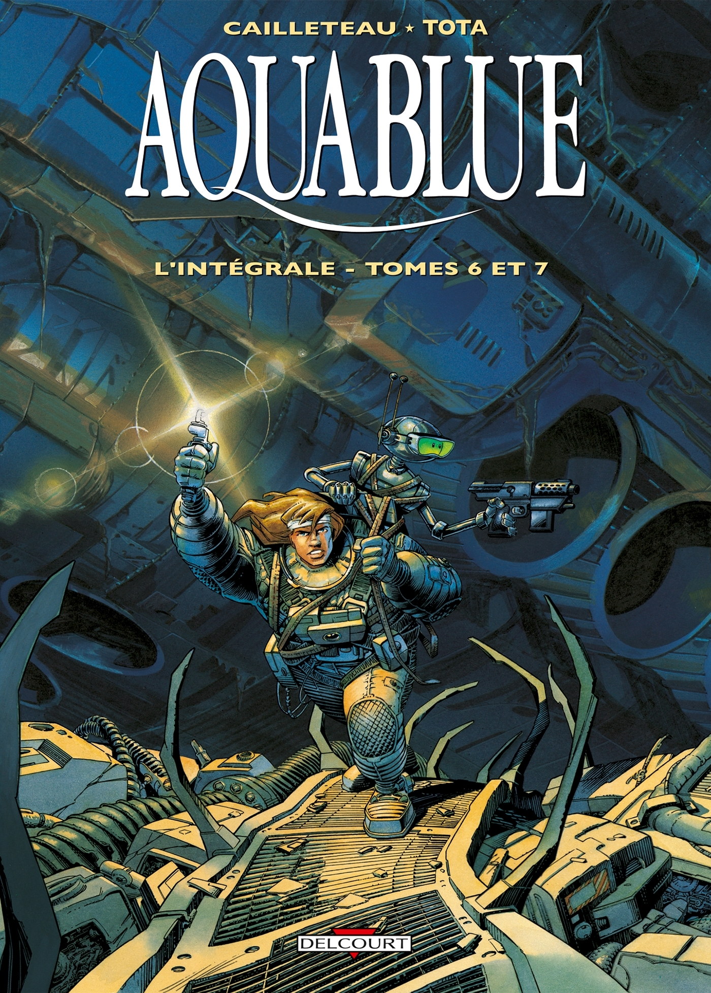 AQUABLUE : INTEGRALE VOL.2 : T.6 ET T.7 : SECOND CYCLE  -  ETOILE BLANCHE -  CAILLETEAU-T+TOTA - DELCOURT