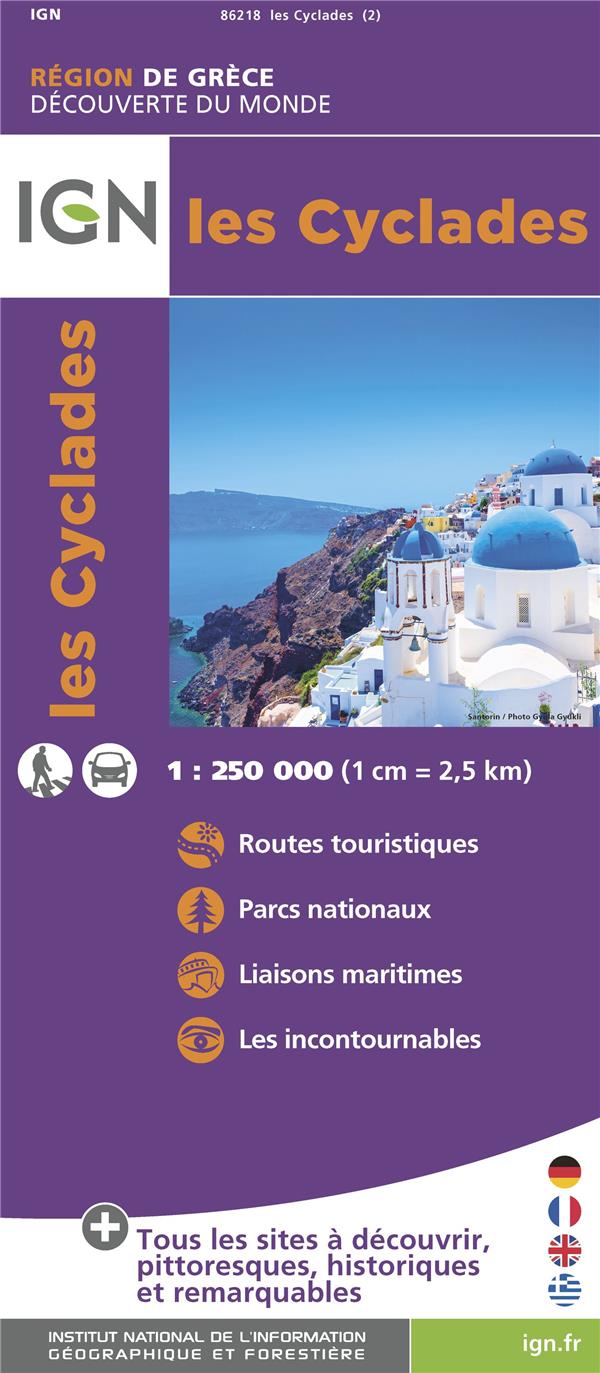 86218 LES CYCLADES - XXX - MICHELIN