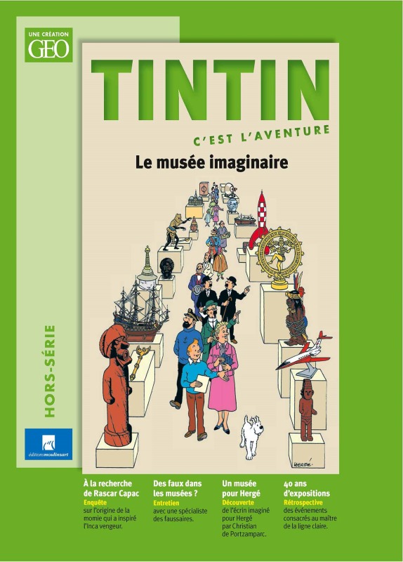 TINTIN HORS-SERIE LE MUSEE IMAGINAIRE -  Collectif - GEO MOULINSART