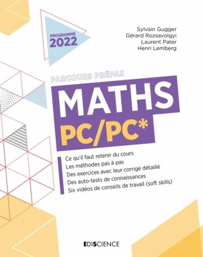 MATHS PC/PC* - GUGGER/LEMBERG/PATER - DUNOD