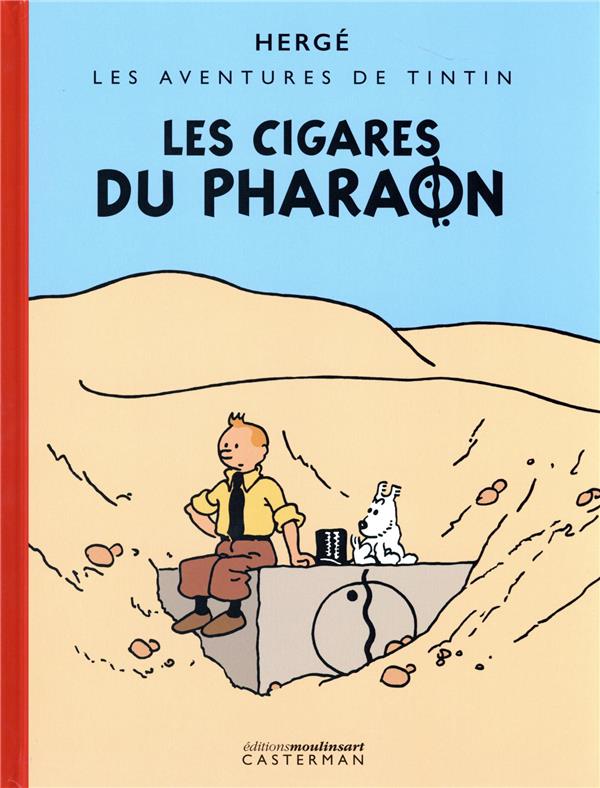 TINTIN, LES CIGARES DU PHARAON - VERSION ORIGINALE COLORISEE - EDITION ORIGINALE EN COULEUR - HERGE - CASTERMAN