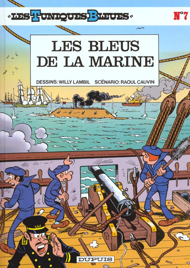 LES TUNIQUES BLEUES - TOME 7 - LES BLEUS DE LA MARINE - CAUVIN/LAMBIL - DUPUIS