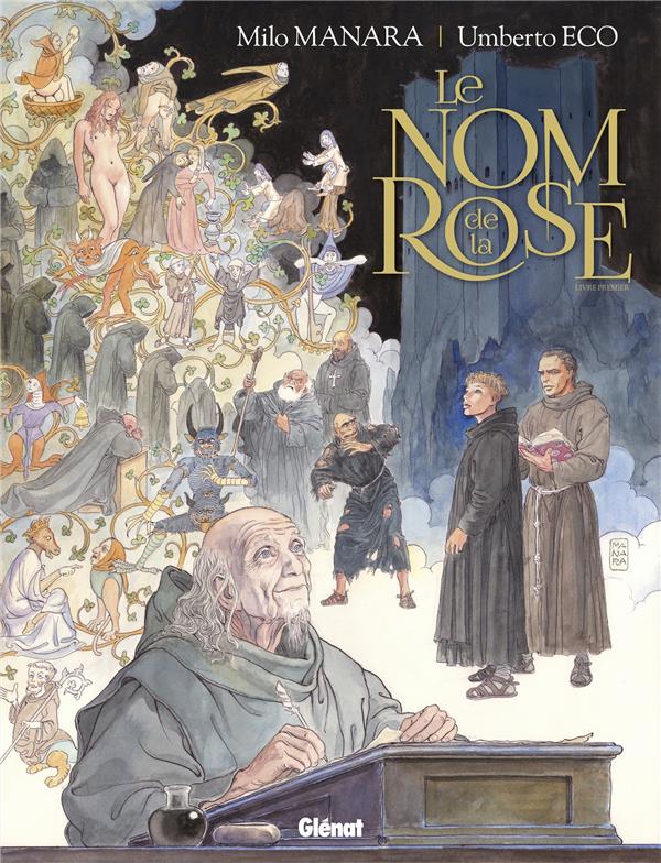 LE NOM DE LA ROSE TOME 1 - MANARA  MILO - GLENAT