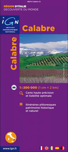 86214 CALABRE  1/200.000 - XXX - IGN