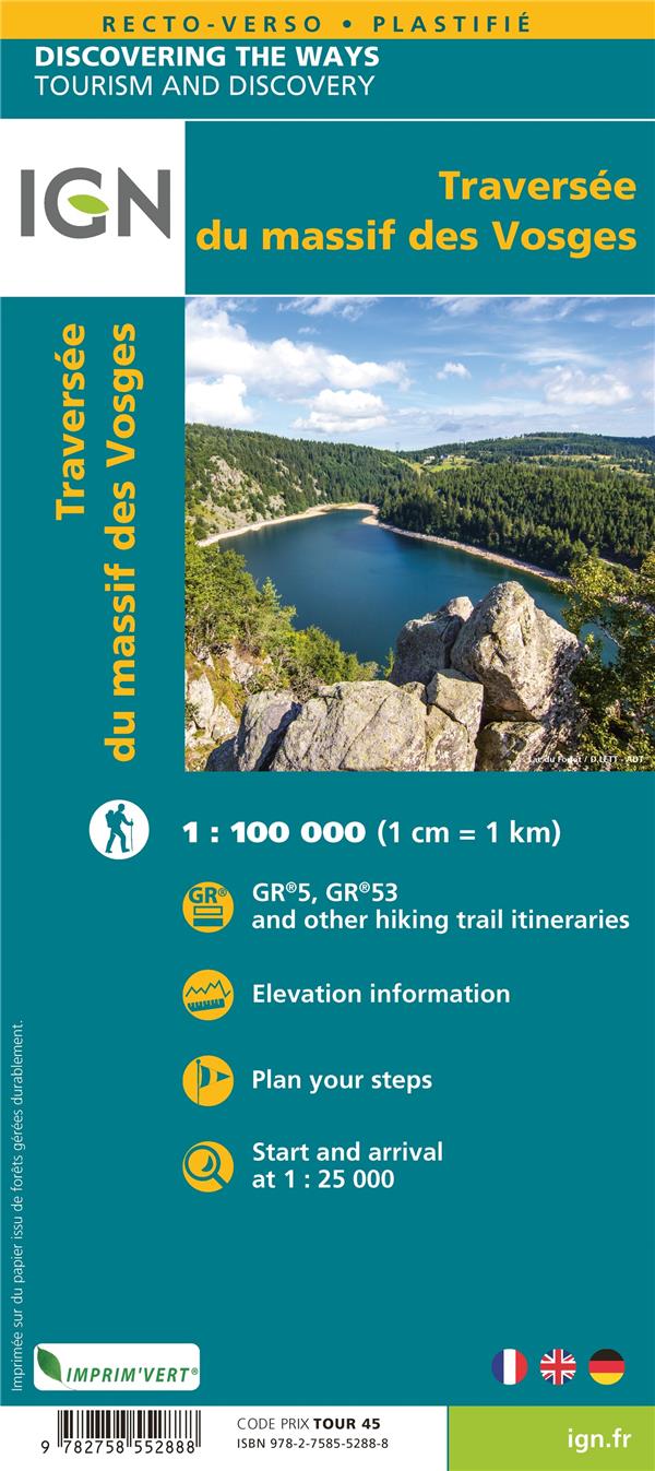 LA TRAVERSEE DES VOSGES (89032) - XXX - MICHELIN