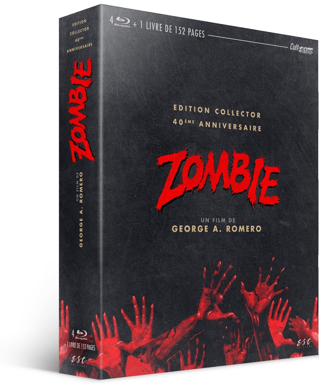ZOMBIE - COFFRET 4 BRD -  ROMERO - ESC EDITIONS