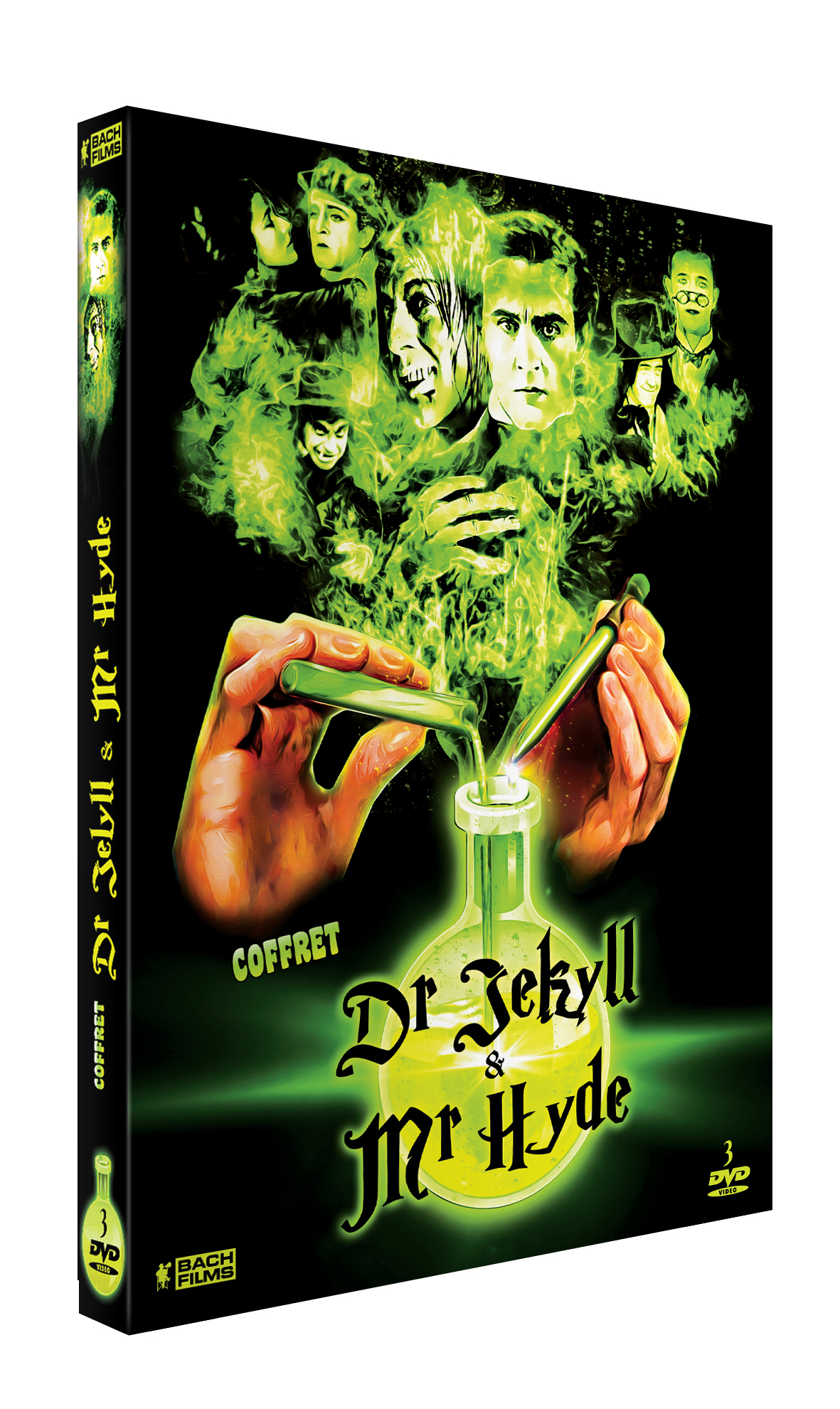 DR JEKYLL #038; MISTER HYDE - COFFRET 3 DVD -  ROBERTSON - BACH FILMS