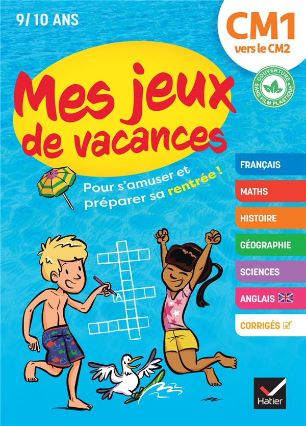 MES JEUX DE VACANCES  -  CM1 VERS LE CM2 - COHEN/ROBERT - HATIER SCOLAIRE