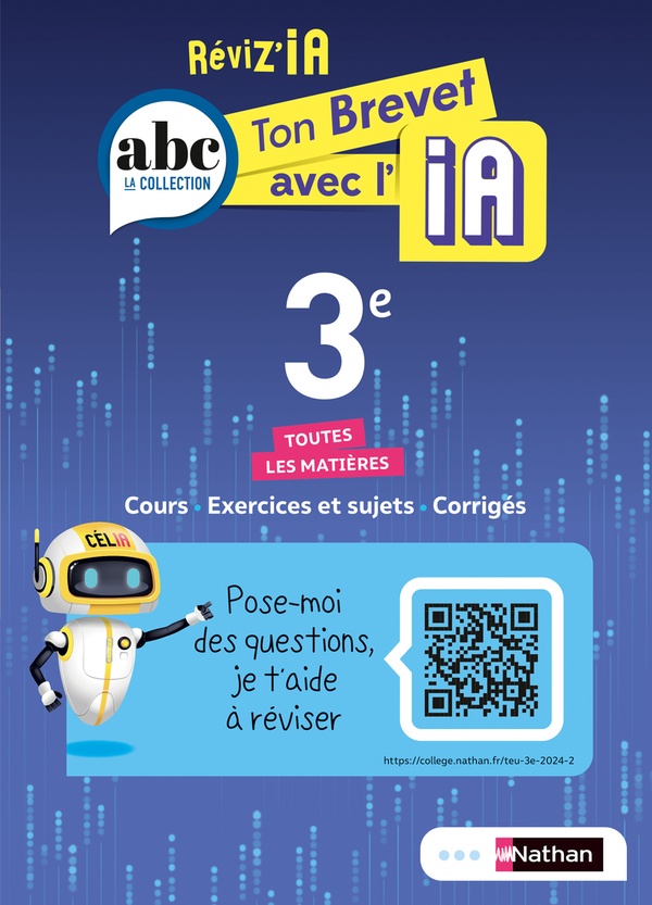 TON BREVET AVEC L'IA 3E TOUTES LES MATIERES - REVIZ'IA - DORLER/FEUGERE/MORA - CLE INTERNAT