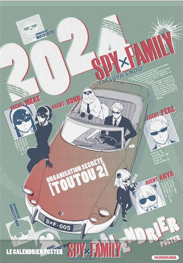 SPY X FAMILY : CALENDRIER (EDITION 2024) - ENDO  TATSUYA - NC