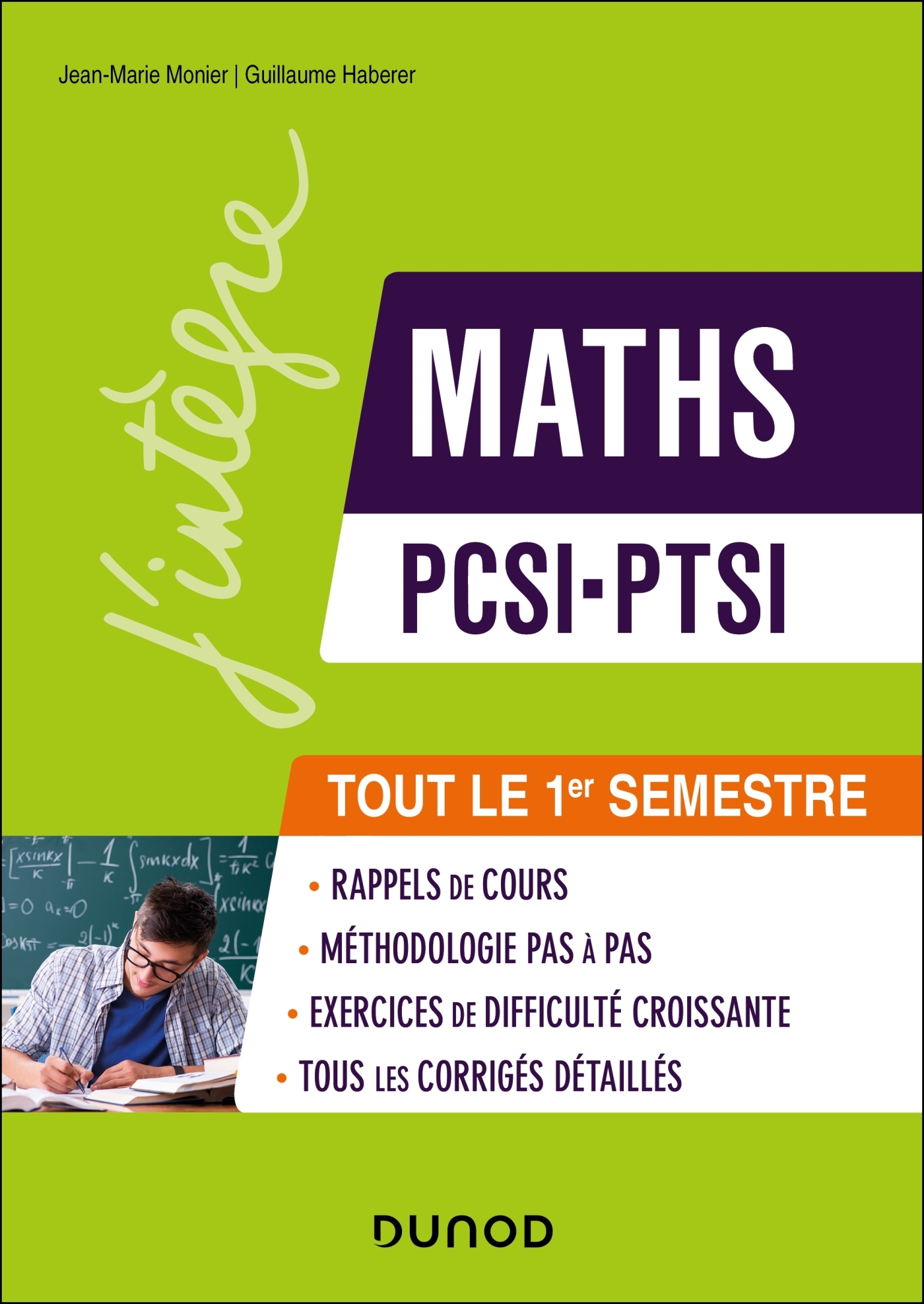 Maths PCSI-PTSI - Tout le 1er semestre - Monier Jean-Marie, Haberer Guillaume - DUNOD