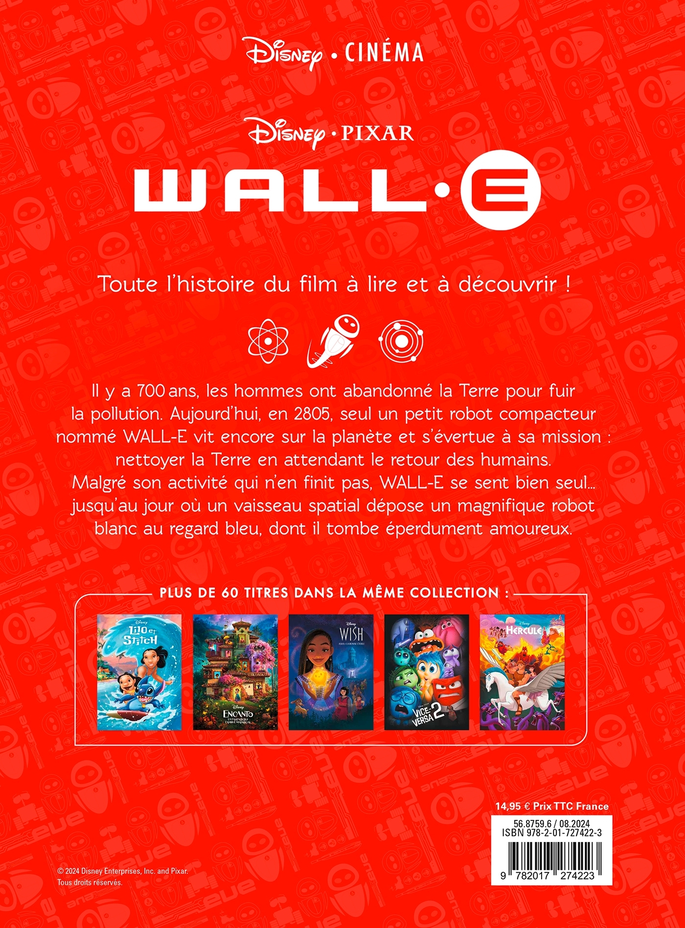 WALL.E - Disney Cinéma - Disney Pixar - XXX - DISNEY HACHETTE