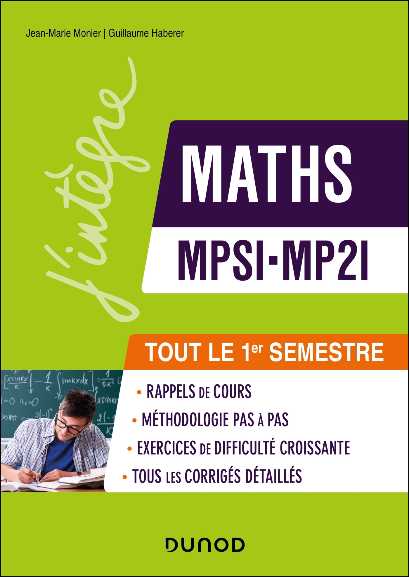 Maths MPSI-MP2I - Tout le 1er semestre - Monier Jean-Marie, Haberer Guillaume - DUNOD