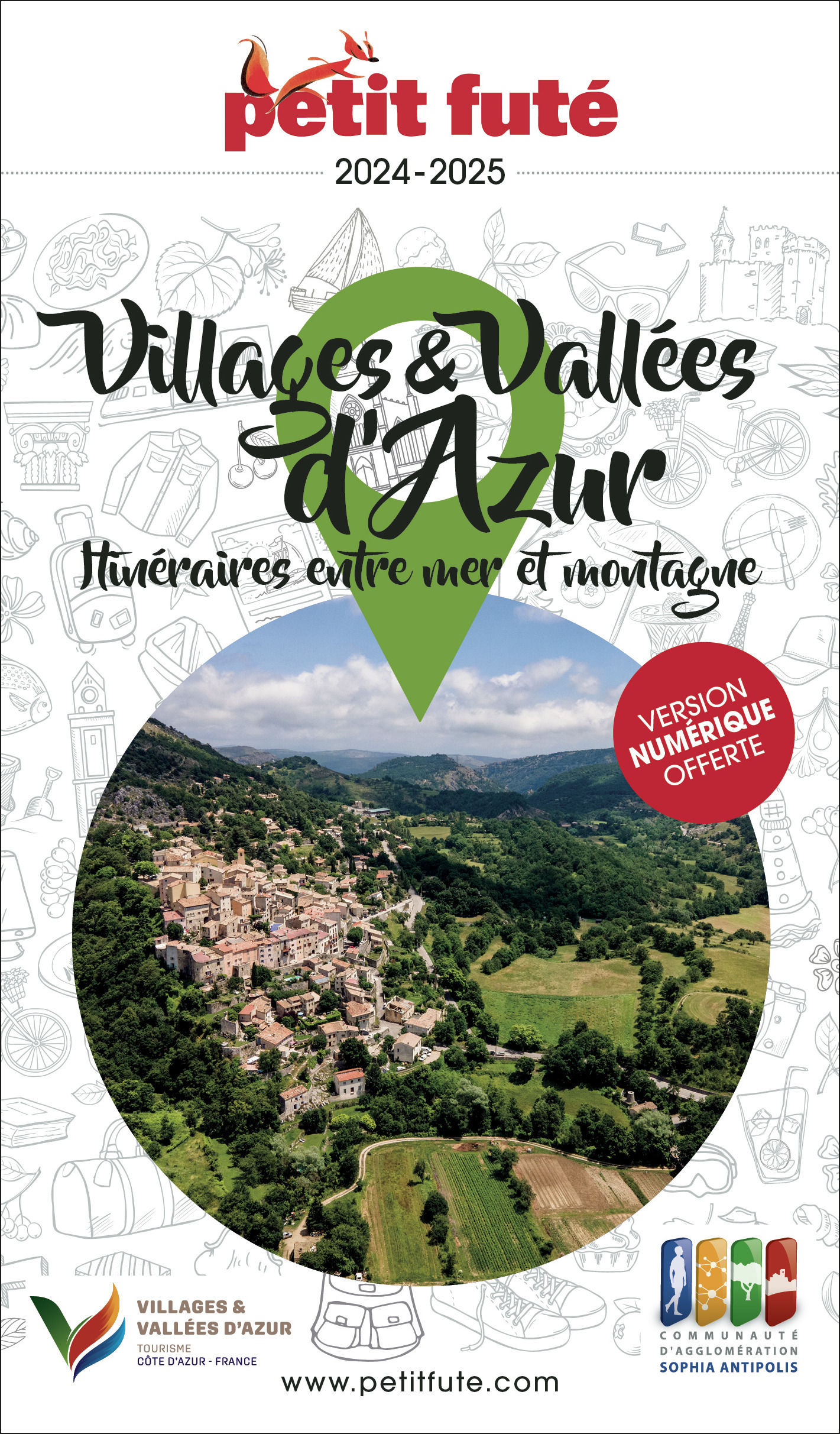 Guide Villages et Vallées d'Azur 2024-2025 Petit Futé - Jean-Paul Labourdette, Dominique Auzias - PETIT FUTE