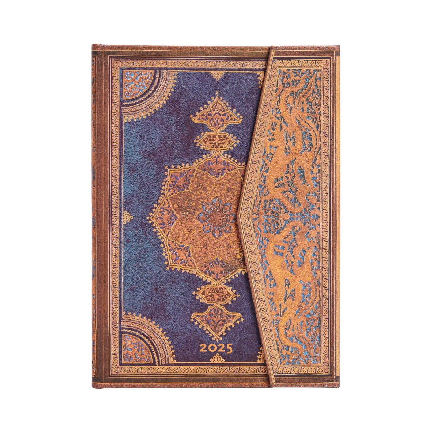 12-Mois 2025 Safavide Indigo Midi HOR -  - PAPERBLANKS