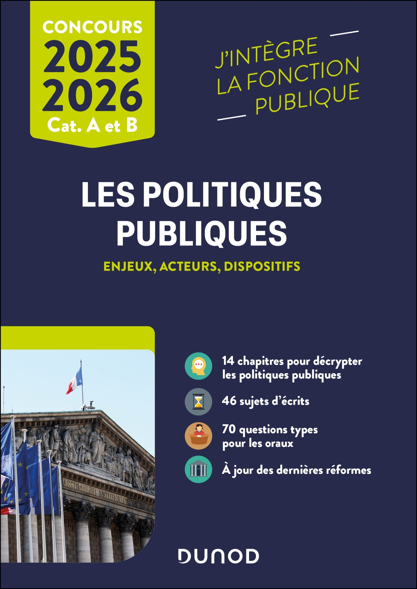 Les politiques publiques 2025-2026 - Patrick Horusitzky - DUNOD