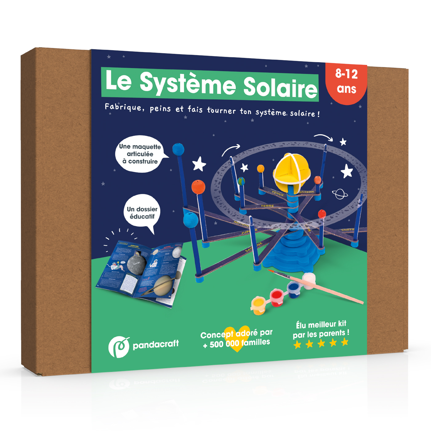 LE SYSTÈME SOLAIRE - KIT PANDACRAFT 8-12 ANS - XXX - PANDACRAFT
