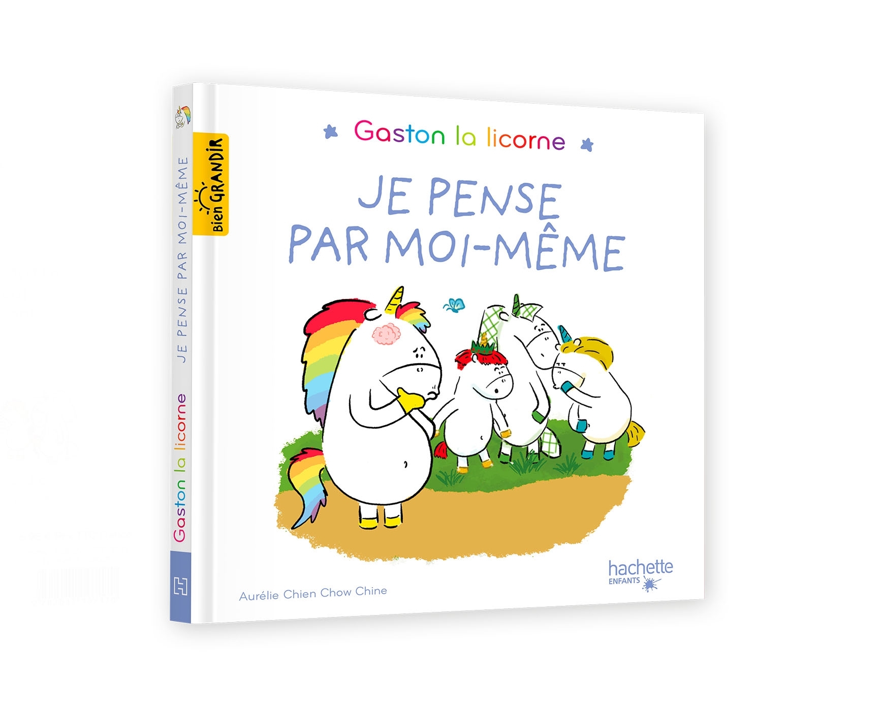 GASTON LA LICORNE - JE PENSE PAR MOI-MÊME - CHIEN CHOW CHINE AURELIE - HACHETTE ENFANT