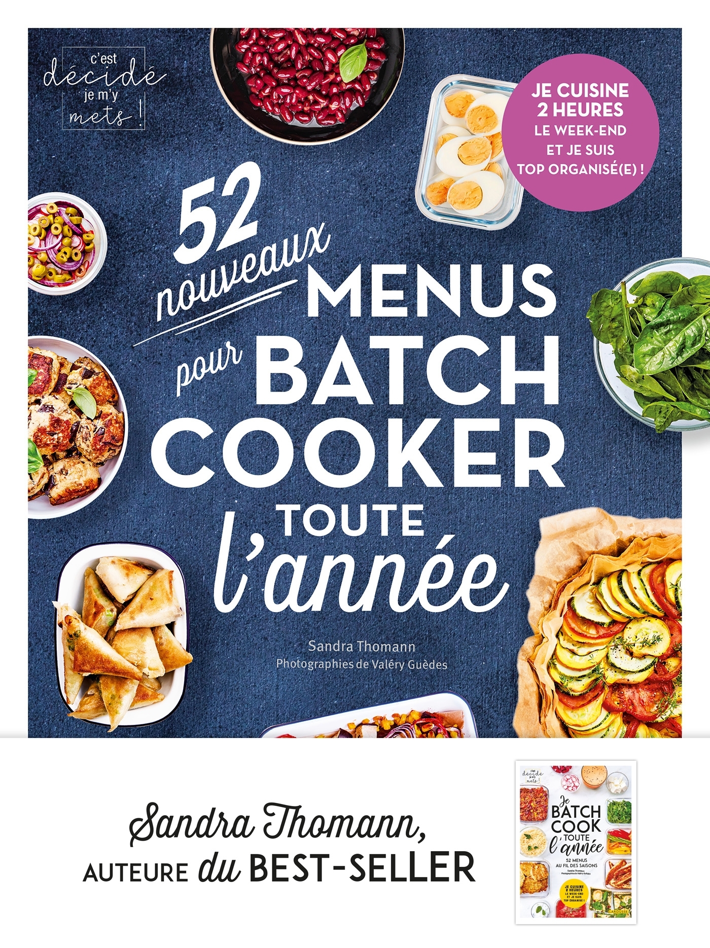 52 NOUVEAUX MENUS POUR BATCH-COOKER TOUTE L'ANNÉE - THOMANN SANDRA - LAROUSSE