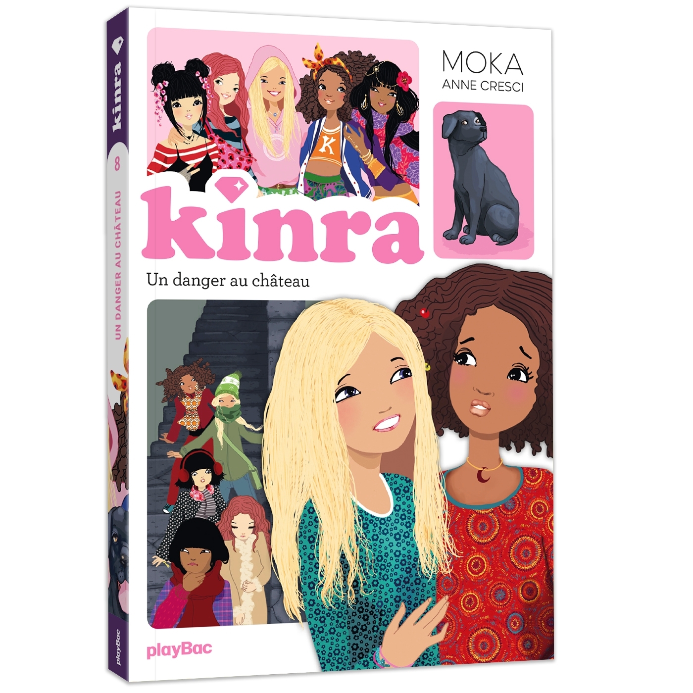 KINRA GIRLS LE TRÉSOR DES KINRA - UN DANGER AU CHÂTEAU - TOME 8 NOUVELLE ÉDITION - MOKA - PLAY BAC