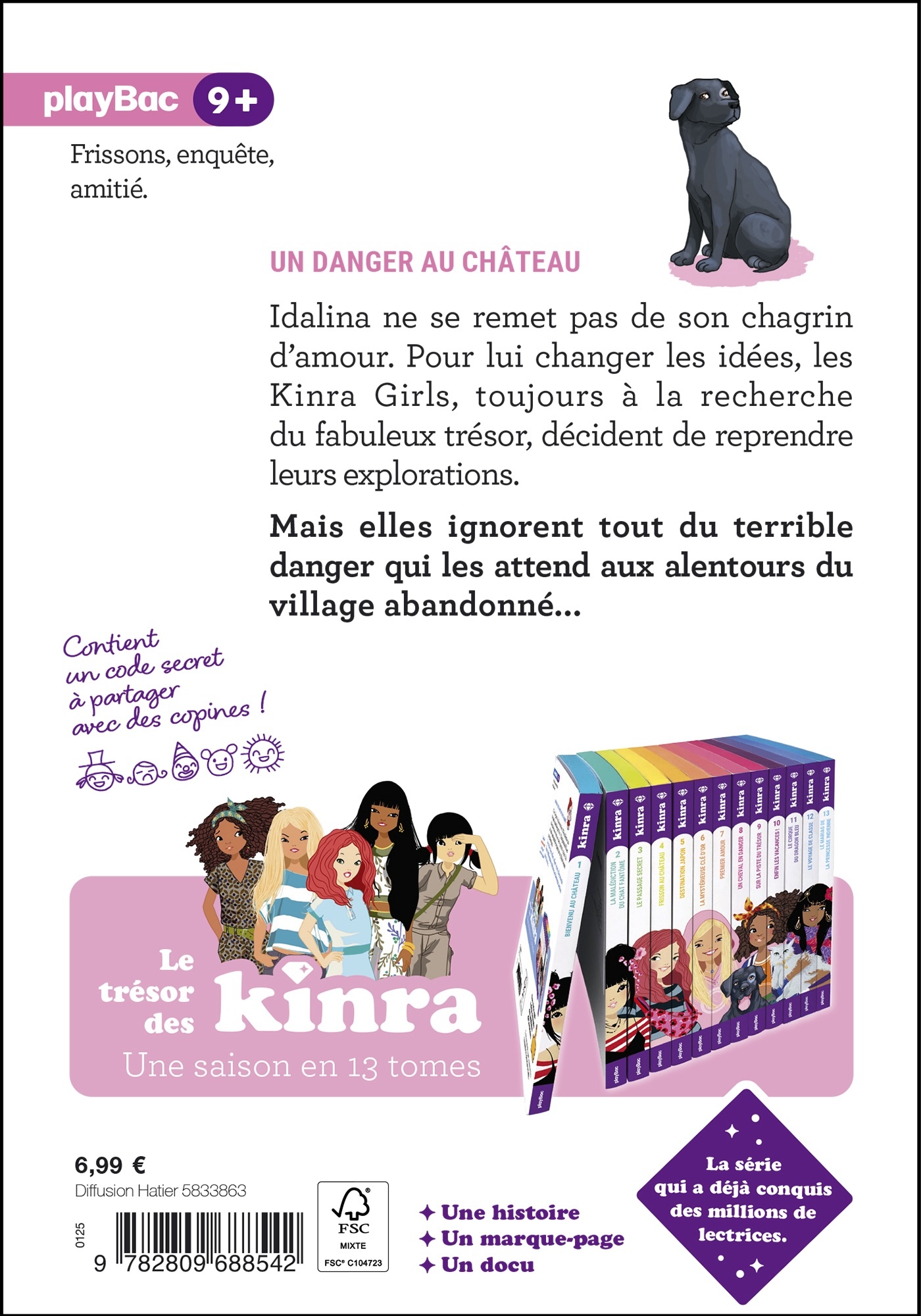 KINRA GIRLS LE TRÉSOR DES KINRA - UN DANGER AU CHÂTEAU - TOME 8 NOUVELLE ÉDITION - MOKA - PLAY BAC