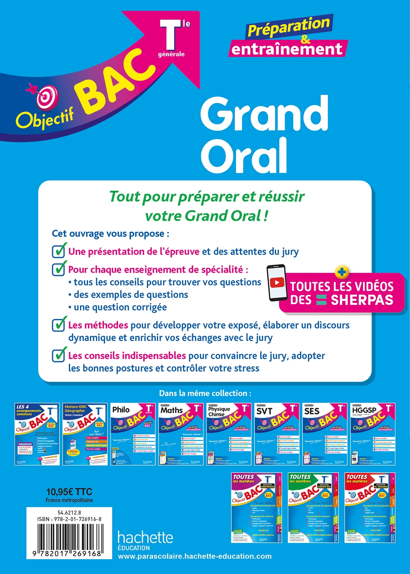 Objectif BAC Tle spécialité Grand Oral BAC 2025 - Isabelle De Lisle - HACHETTE EDUC