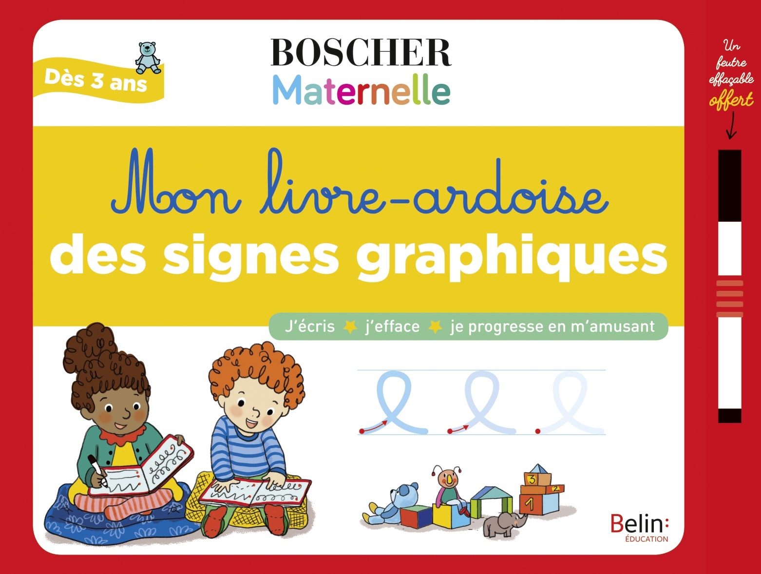 Mon livre-ardoise des signes graphiques - Séverine Cordier - BELIN EDUCATION