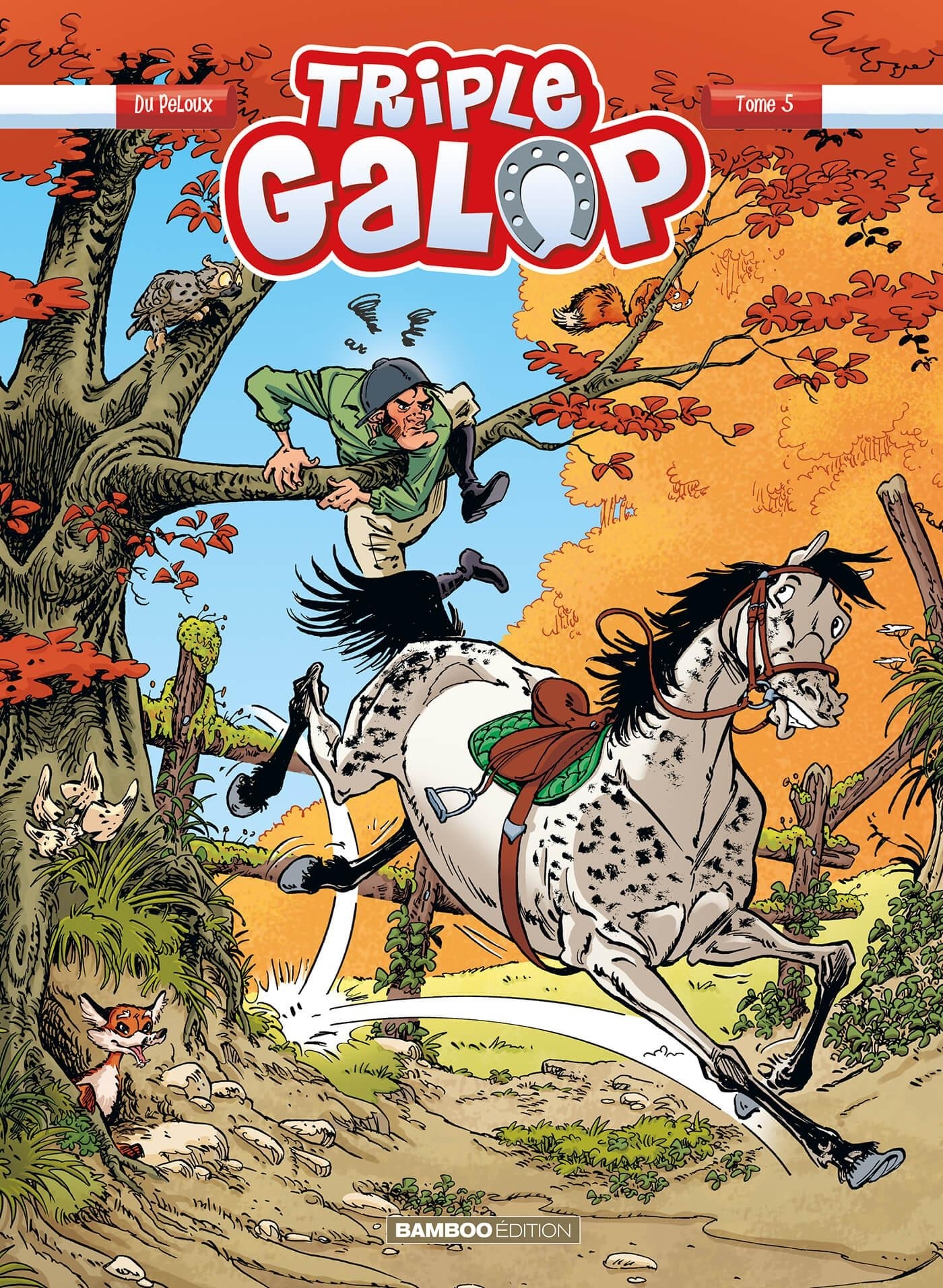 Triple Galop - tome 05 + cahier - du Peloux du Peloux - BAMBOO