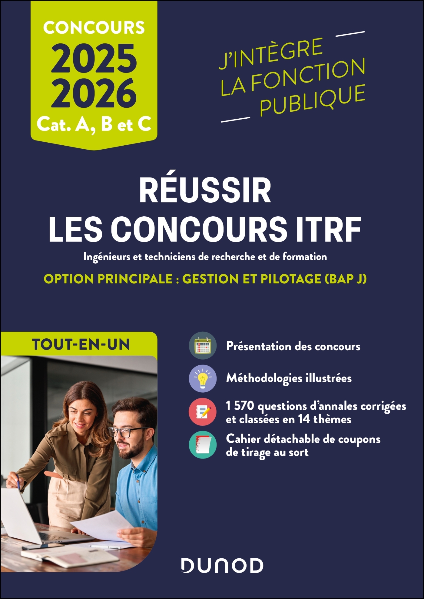 Réussir les concours ITRF 2025-2026 - Eve Texier - DUNOD