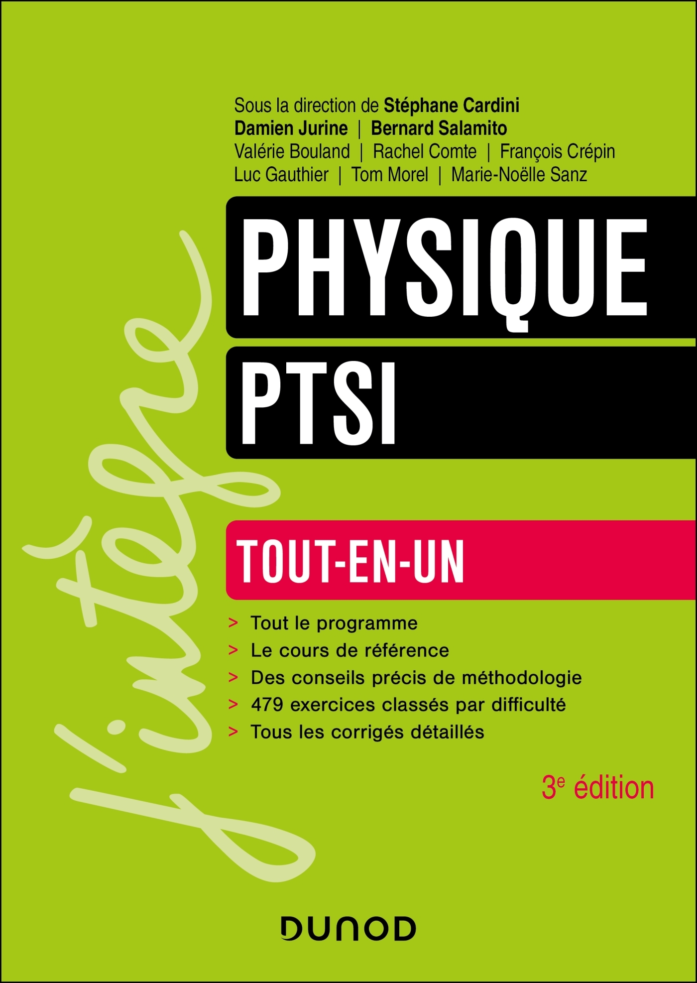 Physique tout-en-un PTSI - 3e éd. - Stéphane Cardini - DUNOD