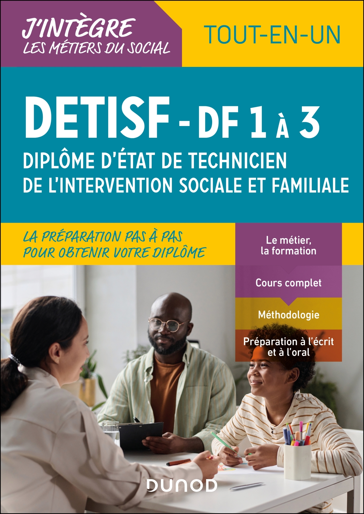 DETISF - DF 1 à 3 - Tout en un - Charlotte Rousseau - DUNOD