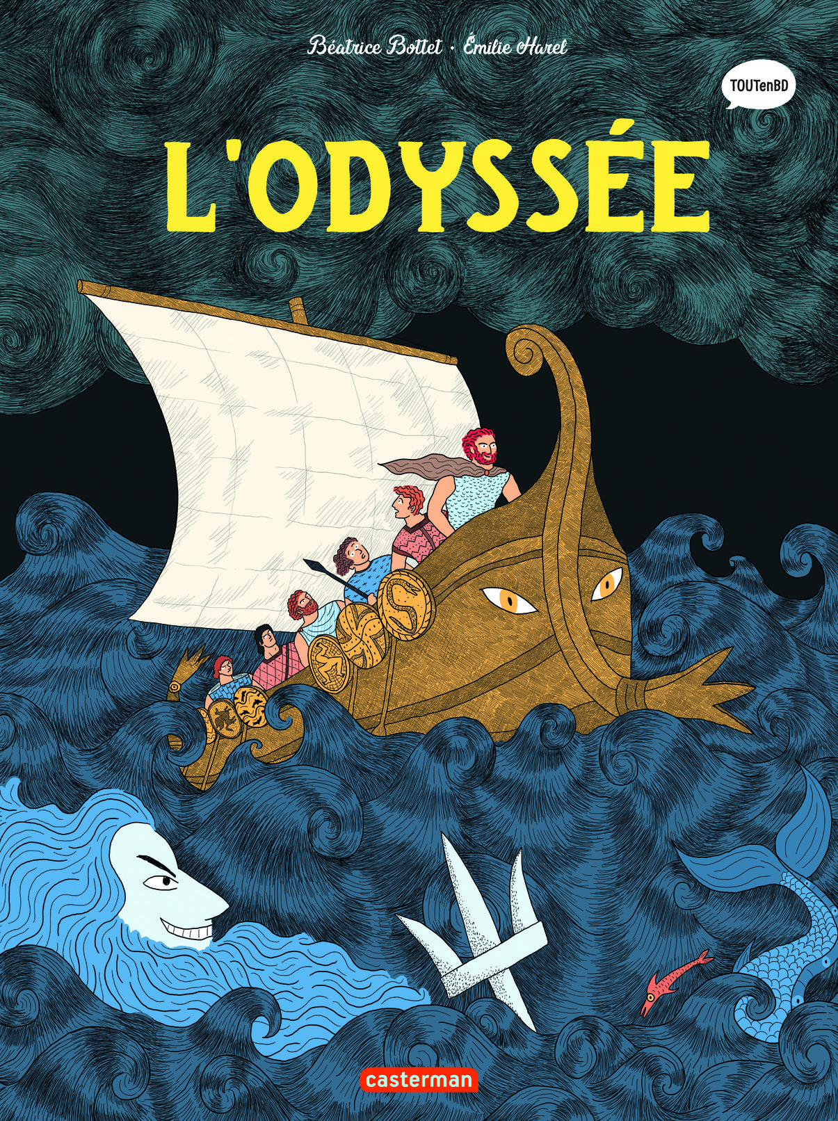 La mythologie en BD - L'Odyssée - Béatrice Bottet - CASTERMAN