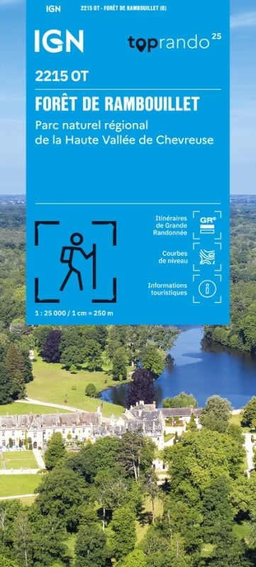 2215OT FORET DE RAMBOUILLET, PNR DE LA HTE VALLEE DE CHEVREUSE / RECTO -  - IGN