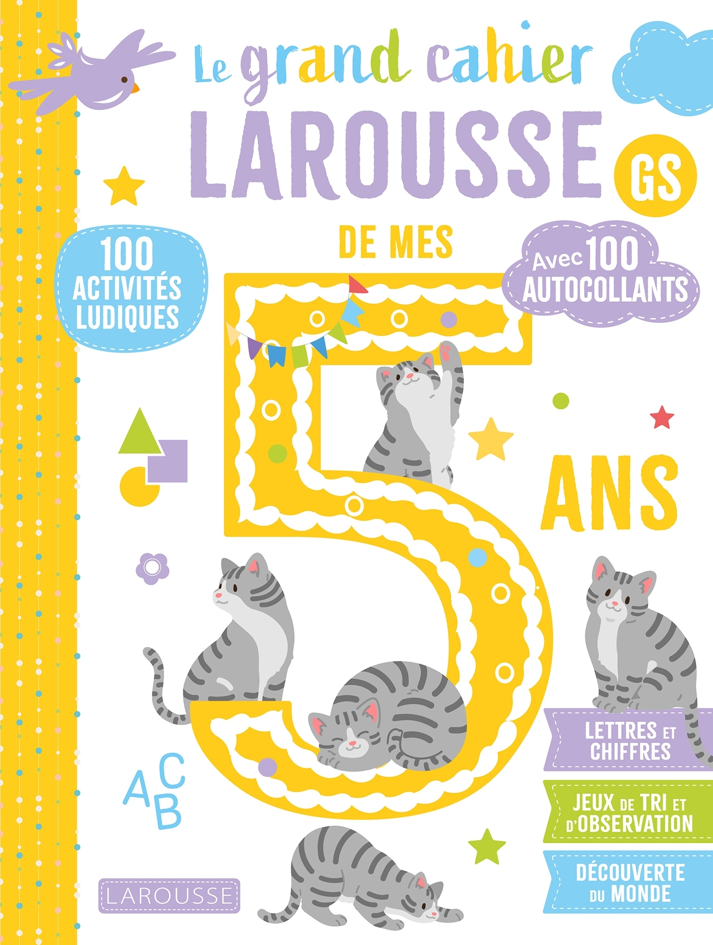 Le grand cahier Larousse de mes 5 ans -  - LAROUSSE