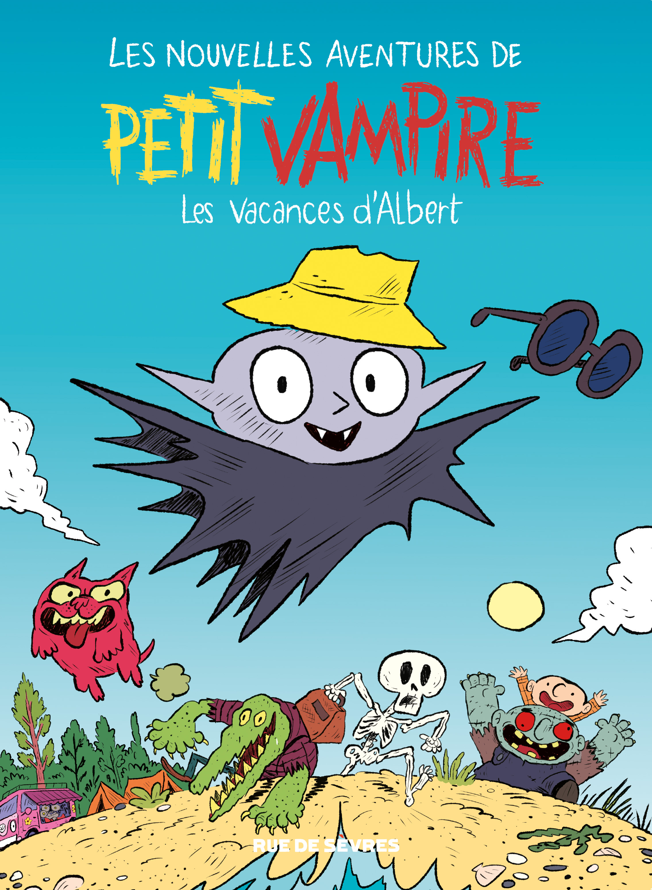 Les Nouvelles aventures de Petit Vampire T2 - Les vacances d'Albert -  Pinson Pauline - RUE DE SEVRES