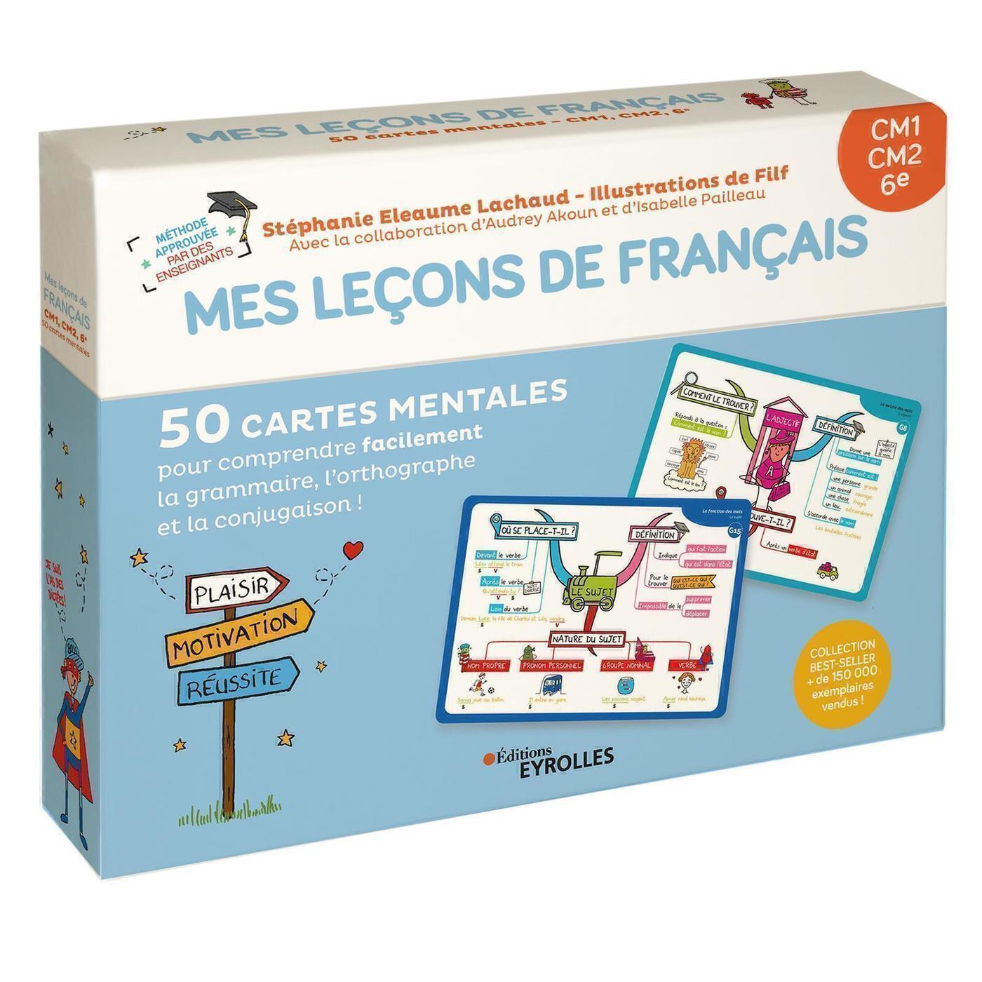 Mes leçons de français CM1, CM2, 6e -  Filf - EYROLLES