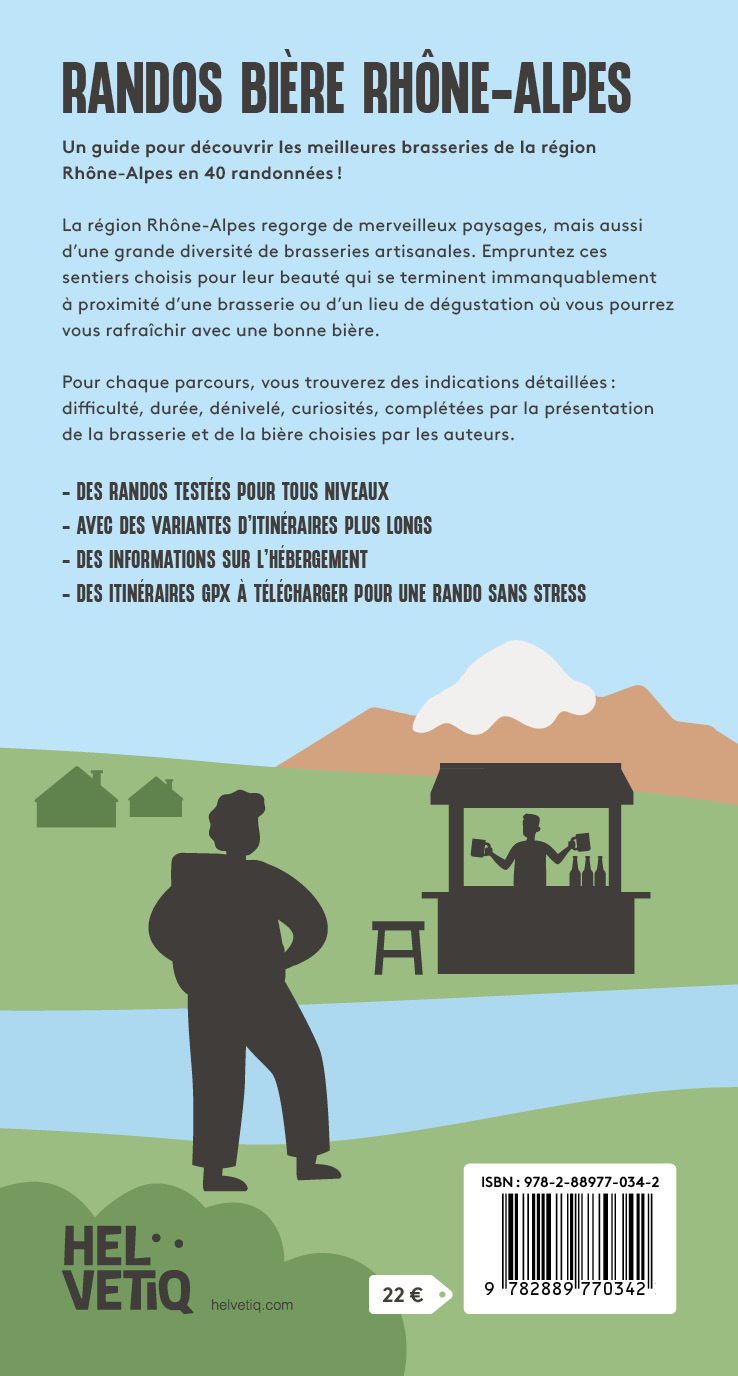Randos Bière Rhône-Alpes - Claire Couturier, Luc Minarro, Claire Couturier, Luc Minarro - HELVETIQ