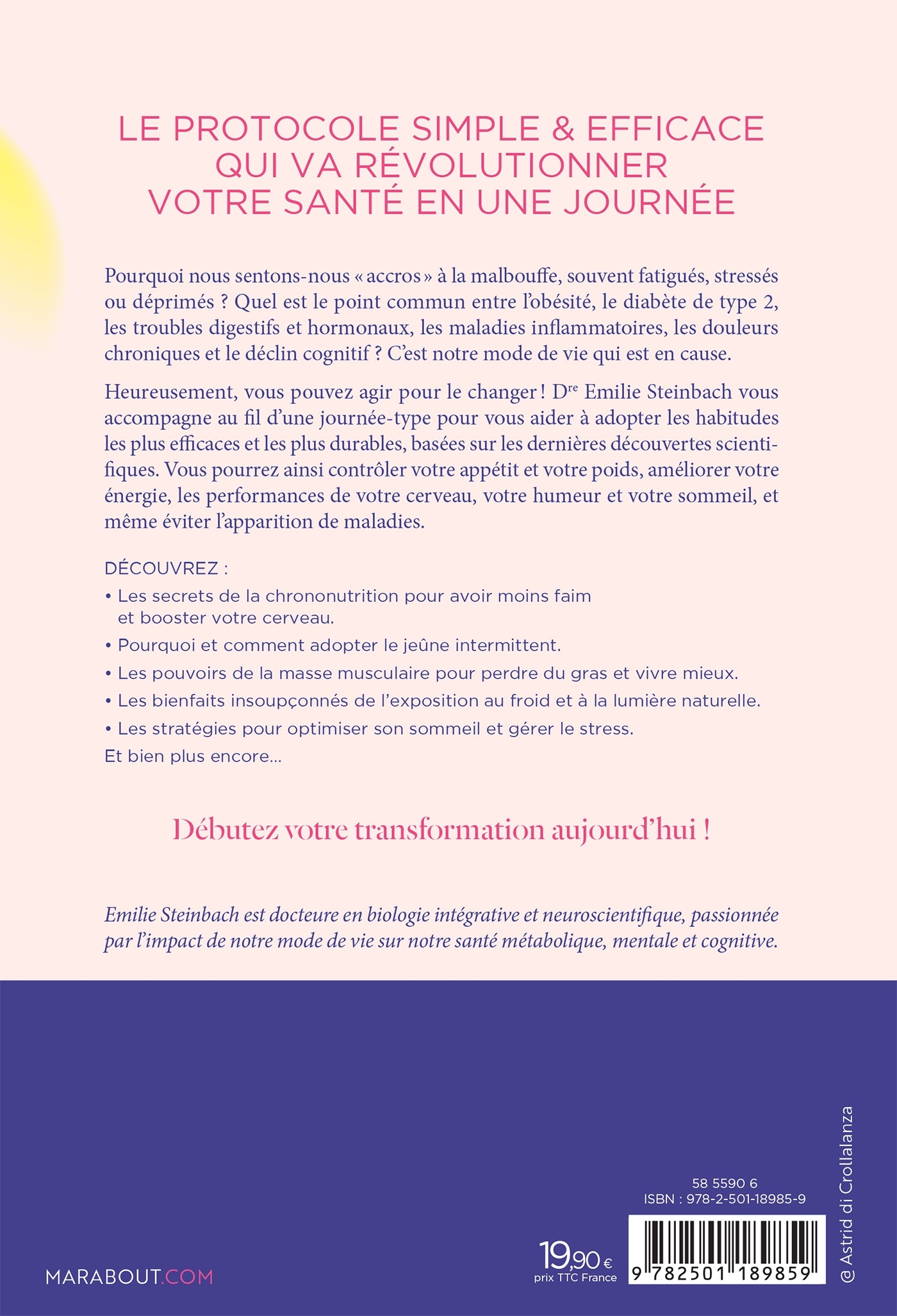 Votre santé optimisée - Emilie Steinbach - MARABOUT