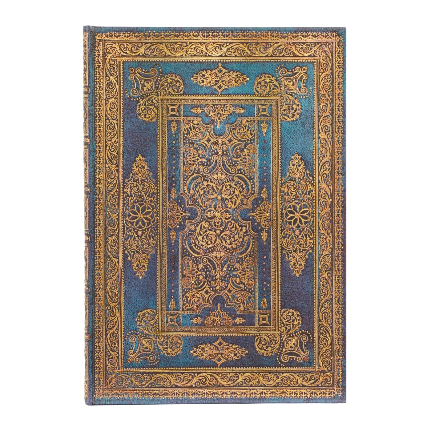 PB CARNET DESIGN LUXUEUX LUXE BLEU MIDI N.L. - XXX - PAPERBLANKS