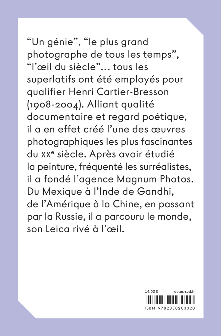 Henri Cartier-Bresson - Henri Cartier-Bresson, Jean Clair, Henri Cartier-Bresson, Jean Clair - ACTES SUD